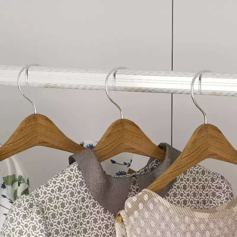 Armoire Blanche avec Tiroirs et Tringle – Penderie Minimaliste Moderne