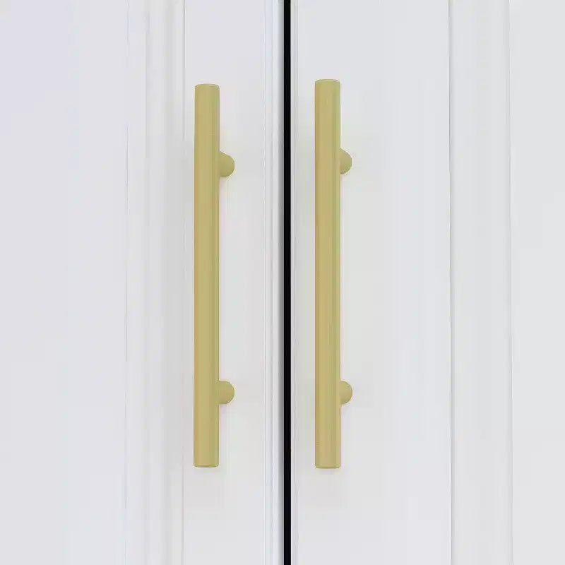 Armoire Blanche avec Tiroirs et Tringle – Penderie Minimaliste Moderne