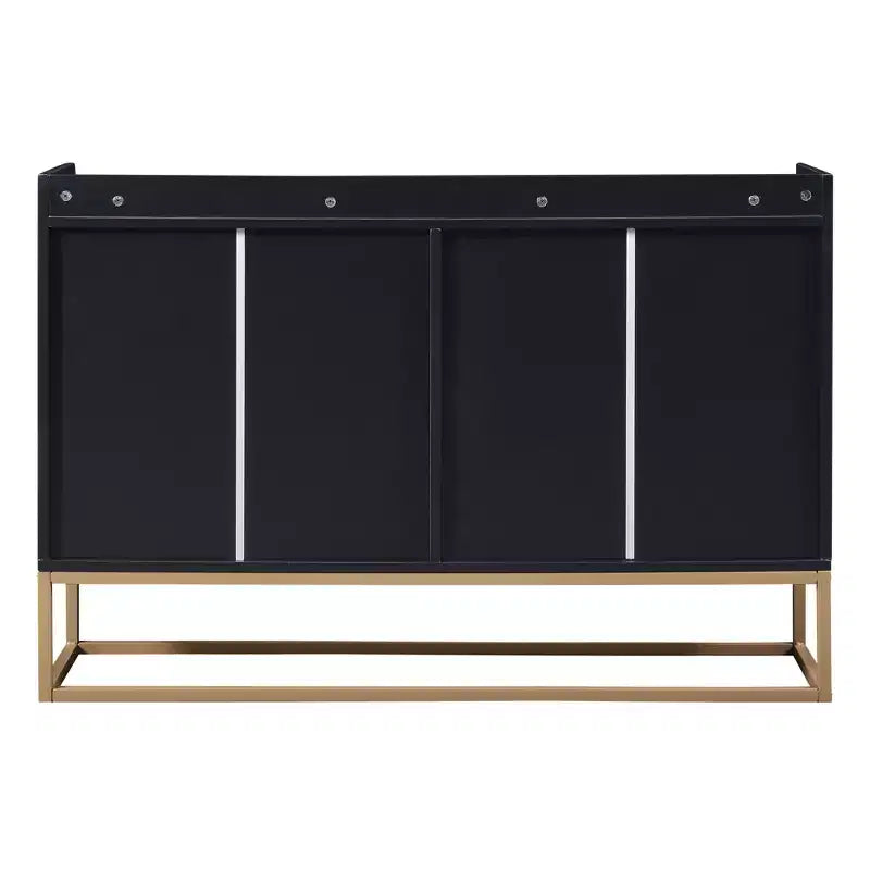 Buffet moderne avec grand espace de rangement pour salle à manger, entrée