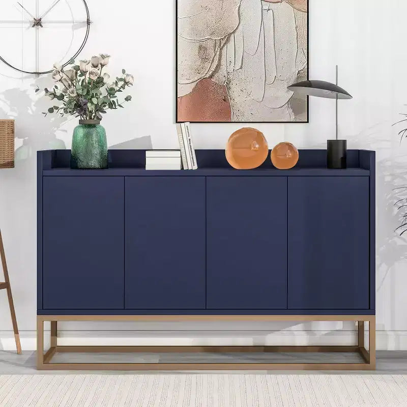 Buffet moderne avec grand espace de rangement pour salle à manger, entrée