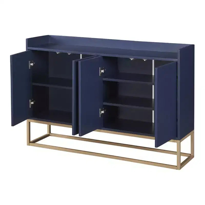 Buffet moderne avec grand espace de rangement pour salle à manger, entrée