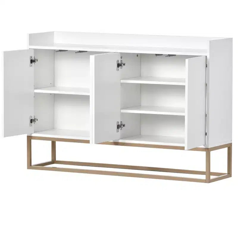 Buffet moderne avec grand espace de rangement pour salle à manger, entrée