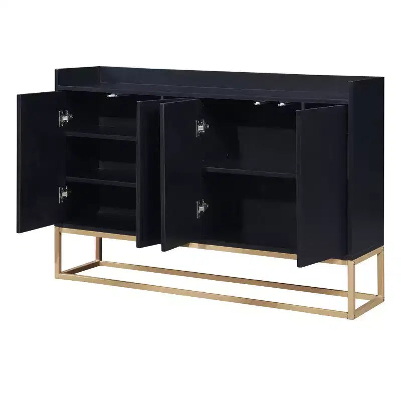 Buffet moderne avec grand espace de rangement pour salle à manger, entrée