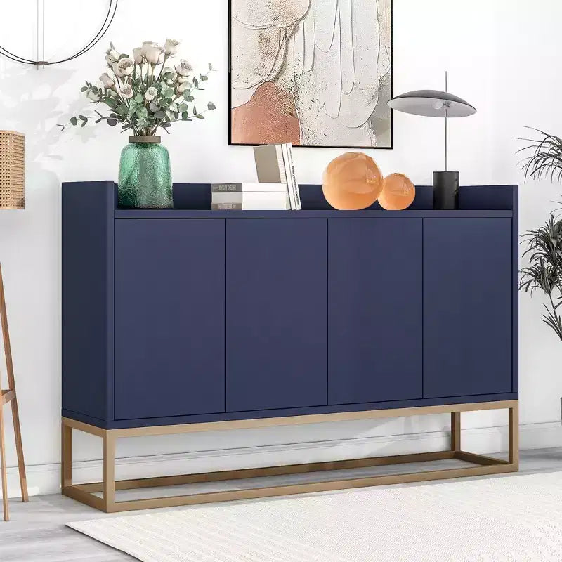 Buffet moderne avec grand espace de rangement pour salle à manger, entrée