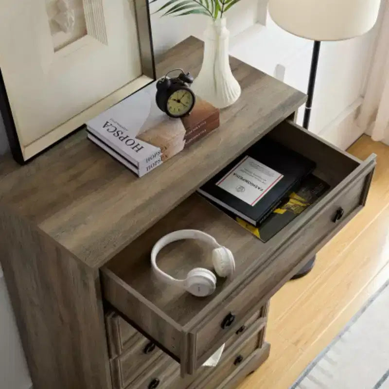 Commode 6 tiroirs – Semainier pour Rangement de Chambre