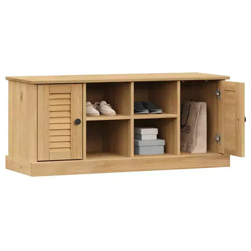 Banc à chaussures avec rangement, disponible en plusieurs coloris