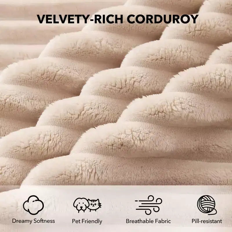 Canapé d'angle modulable avec pouf | Design minimaliste et moderne | Aucun assemblage requis