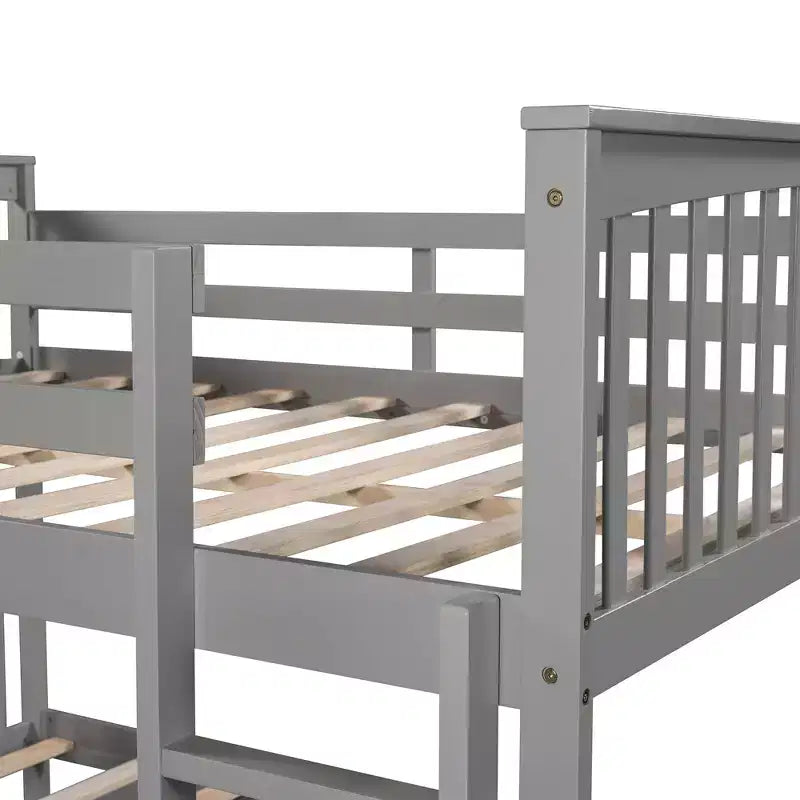 Lit superposé double en bois moderne, convertible en 2 lits séparés