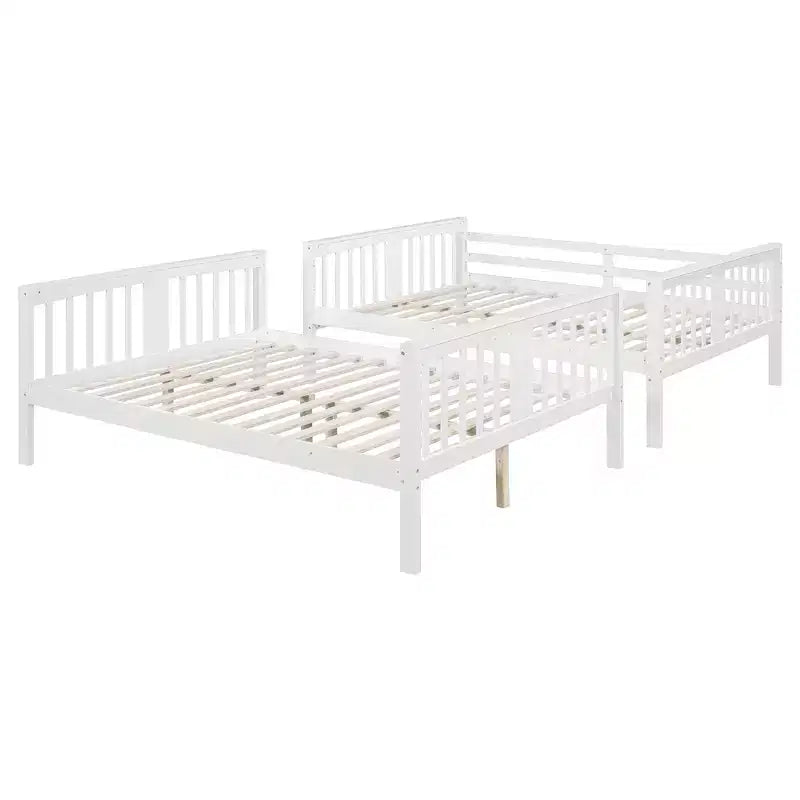 Lit superposé double en bois moderne, convertible en 2 lits séparés