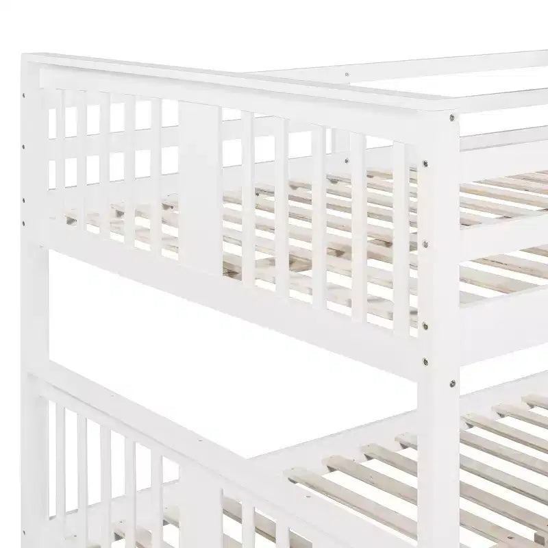 Lit superposé double en bois moderne, convertible en 2 lits séparés