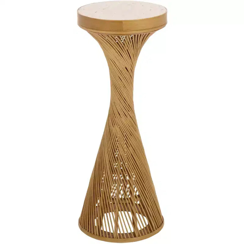 Wilma Wood/Marble Accent Table - Natural - SEI